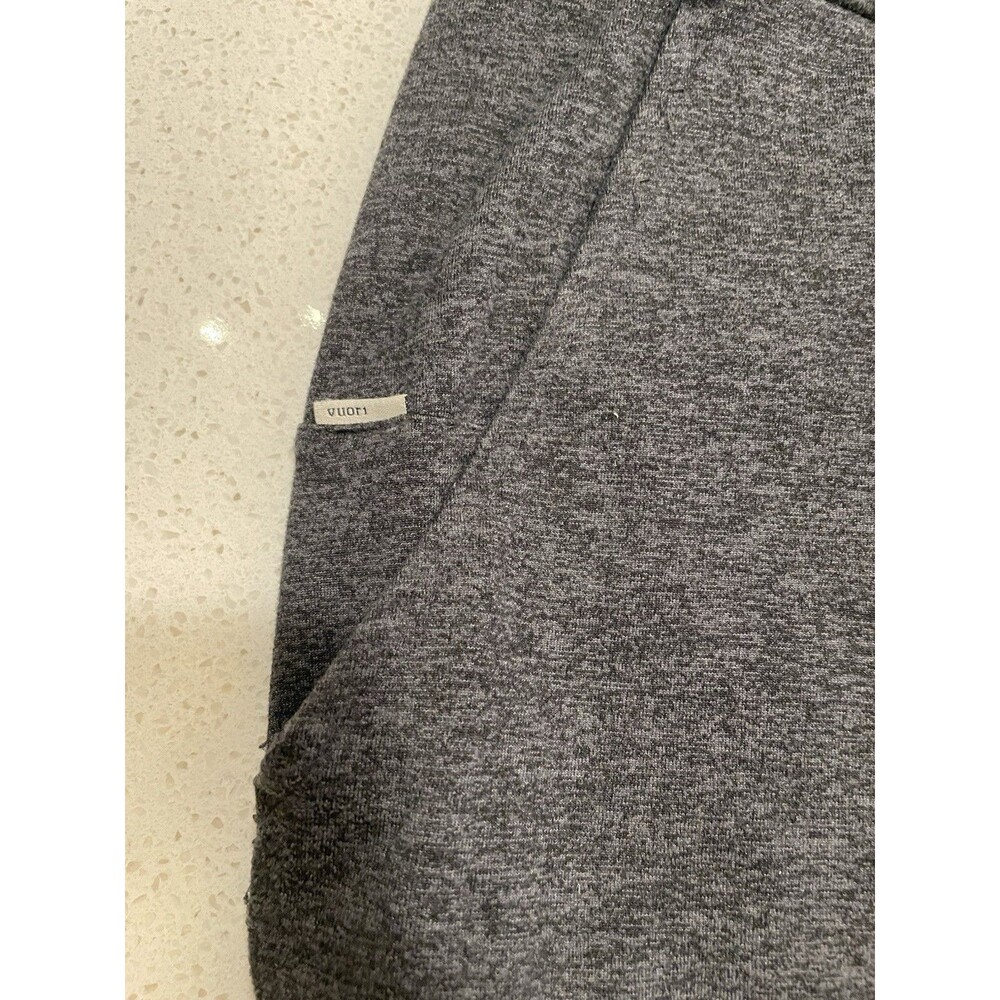 Vuori Mens Small Ponto Performance Pants Jogger Charcoal Heather V418 - Picture 7 of 9
